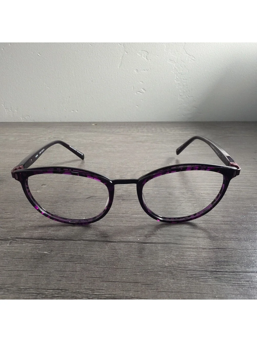 Nomad-Morel Eyeglasses Purple/Black Acetate Full Rim FRAMES ONLY 40048N SP20